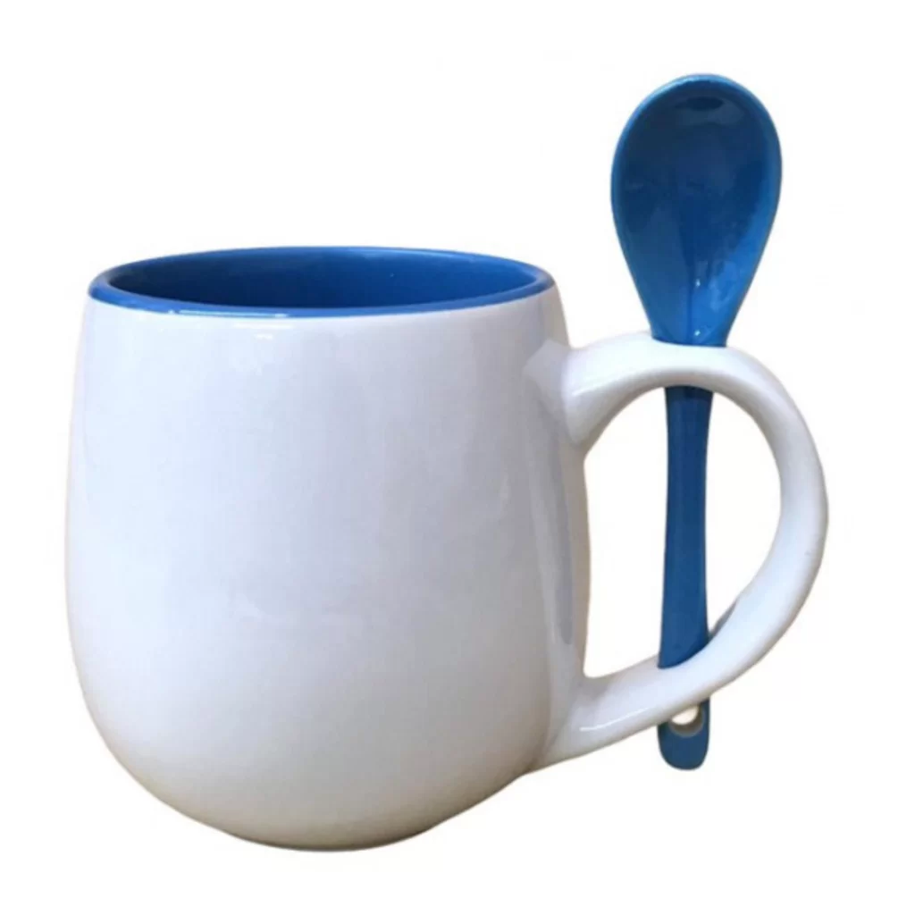 Caneca Belly com Colher e Interior Colorido - Imagem 7