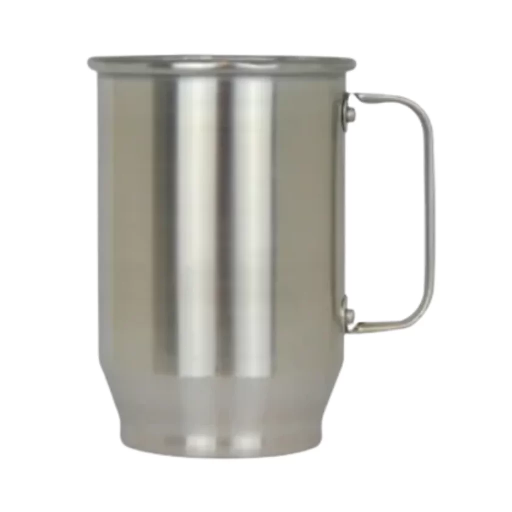 Caneca de Chopp de Alumínio 600ml – estilo, resistência e muita personalidade! - Imagem 2